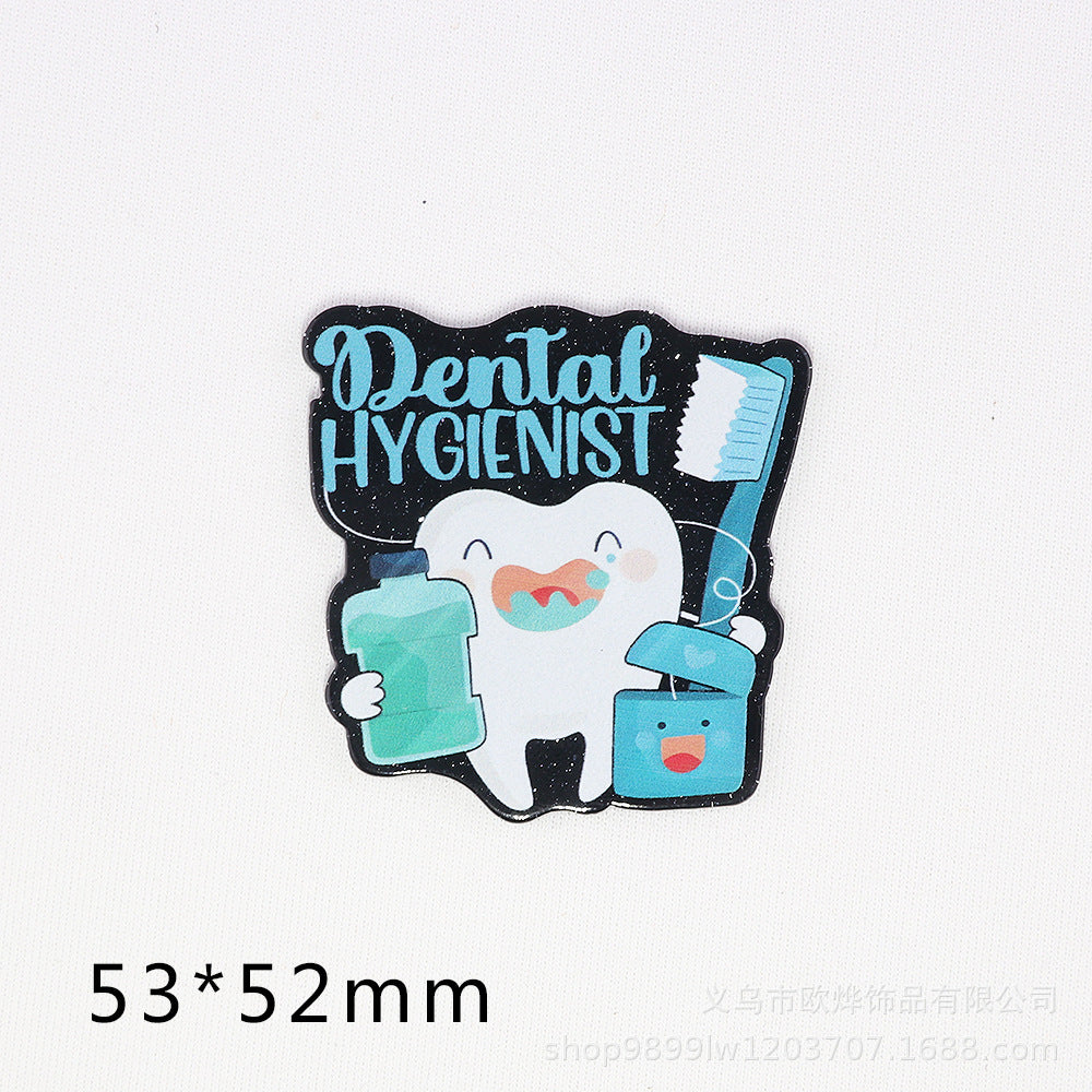 Wholesale 10pcs FlatBack Black Cat Acrylic Pin DIY Patch Accessories